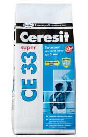 Упаковка затирки Ceresit CE 33 Super для плиточной облицовки